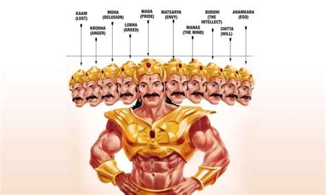 What Does Ravana's Ten Heads Represent?