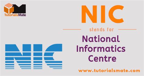 NIC Full Form: What is the full form of NIC? - TutorialsMate