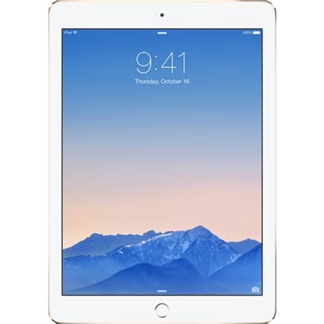 Best Buy: Apple Refurbished iPad Air 2 with Wi-Fi + Cellular 64GB (Unlocked) Gold MH2P2LL/A ...