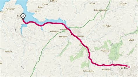 Camel Cycle Trail Map