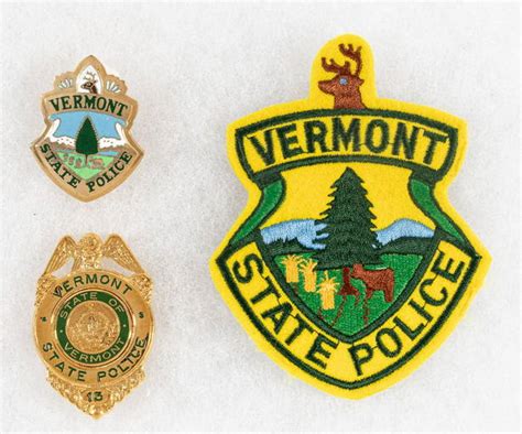 Vermont State Police Badges