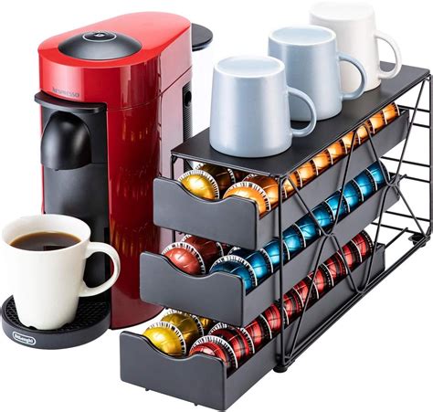 Flagship for Nespresso Pod Holder Vertuo Pod Drawer Large Mullti Tier ...