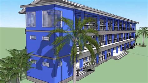 THREE-STOREY SCHOOL BUILDING - YouTube