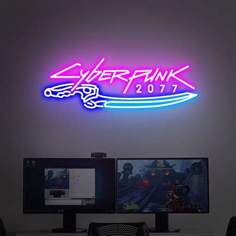 Cyberpunk 2077 Led Neon Sign Sign Punk Rock Cyberpunk Art