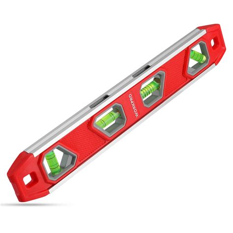 Buy WORKPRO 12 Inch Torpedo Level, Magnetic Small Leveler Tool ...