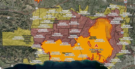 Evacuation maps for Los Angeles fires: Here's where orders are issued