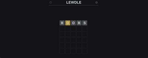 Lewdle is the NSFW Wordle clone your dirty mind deserves - Entertainment