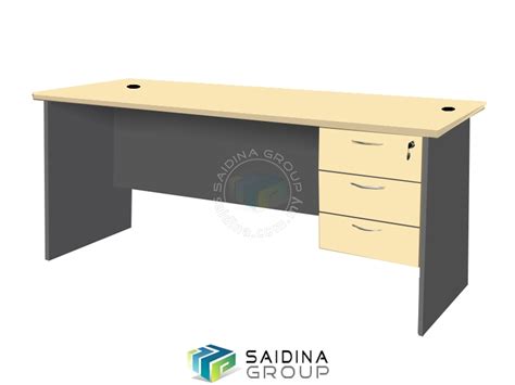 Meja Pejabat Petak Berlaci | Rectangular Office Tables with hanging ...