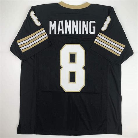 Archie Manning New Orleans Saints Throwback Style Football Jersey ...