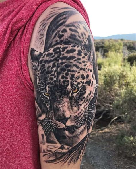 Top 73 Best Jaguar Tattoo Ideas - [2021 Inspiration Guide] Full Leg Tattoos, Lion Head Tattoos ...