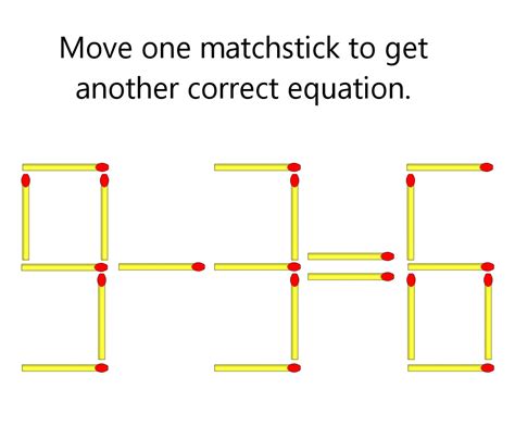 Match Stick Equation Puzzle | Puzzles | Math Easy Solutions