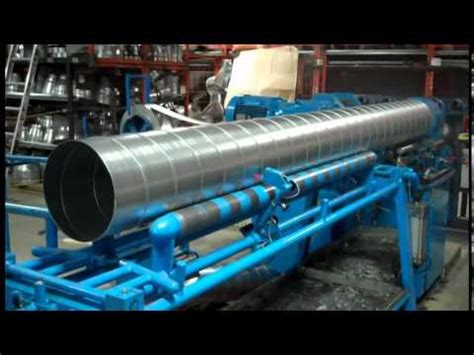 Spiral Pipe Manufacturing Process - YouTube