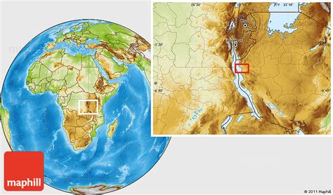 Physical Location Map of Ujiji