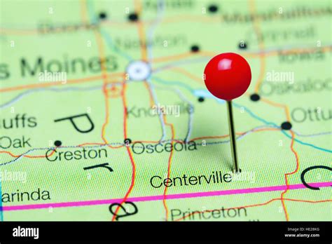 Map of centerville hi-res stock photography and images - Alamy