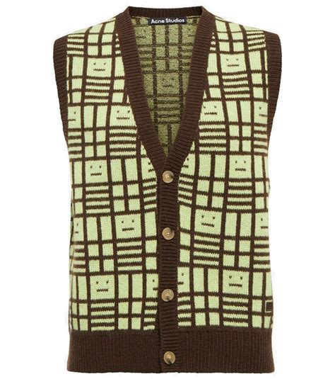 Acne Studios - Face logo wool vest Acne Studios