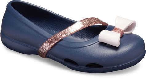 Crocs - Crocs Girls' Junior Lina Charm Flat (Ages 7+) - Walmart.com - Walmart.com