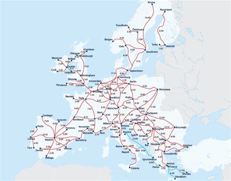 Rail Europe Train Maps