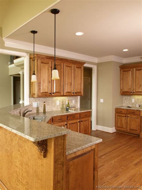 20++ Kitchen Color Ideas With Brown Cabinets - PIMPHOMEE