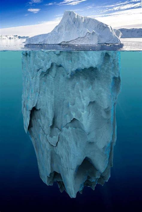 Iceberg with water view | Beautiful nature, Sea glass art, Nature photography