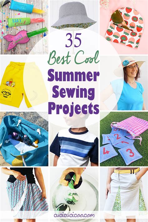 The 35 Best Cool Summer Sewing Projects for Beginners - Cucicucicoo