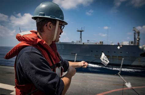 DVIDS - Images - USS Carney Conducts Replenishment at Sea with USNS Big ...