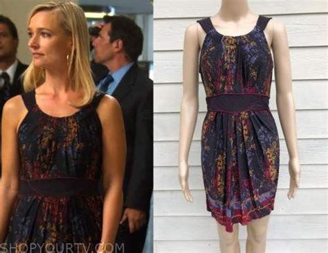 Leverage: Season 1 Episode 13 Maggie's Black Printed Dress | Shop Your TV