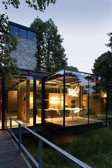 Glass House Surrounded by Nature