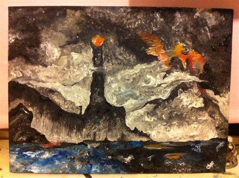 Lord of the Rings, Mordor Landscape painting. by artofmineox on DeviantArt