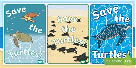 Save the Turtles Poster | Twinkl Save the Turtle Poster