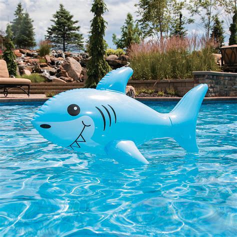 Inflatable Water-Filled Shark Pet | Oriental Trading | Shark themed baby shower, Shark themed ...