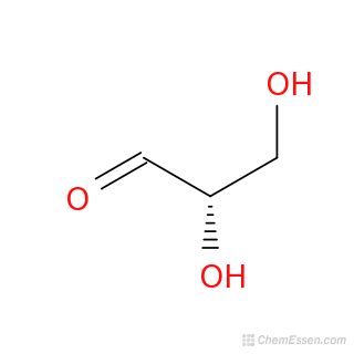 Glyceraldehyde Structure - C3H6O3 - Over 100 million chemical compounds ...