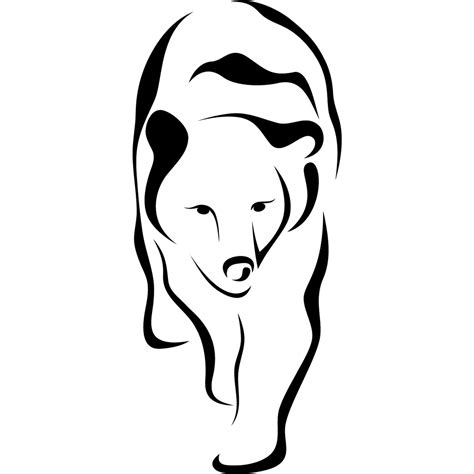 Grizzly Bear Outline - ClipArt Best