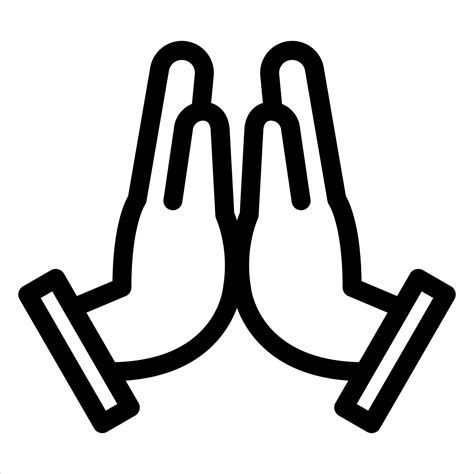 Praying Hands Emoji Vector Art, Icons, and Graphics for Free Download