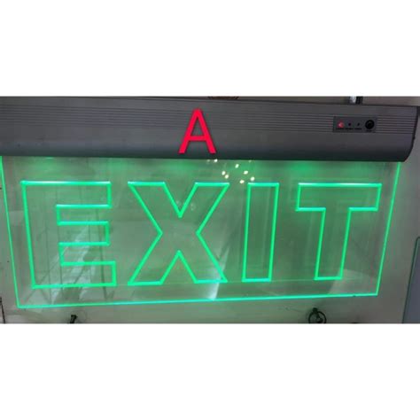 led emergency exit light safety sign LED Signs | Lazada PH