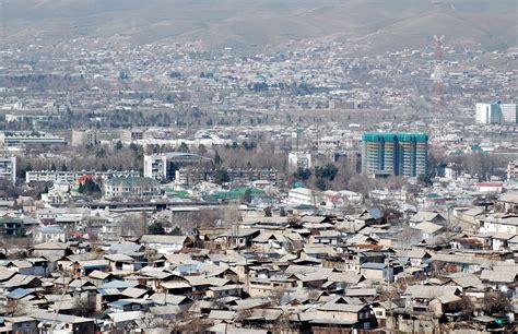 Dushanbe, Tajikistan 582,496 population. | Dushanbe, Tajikistan, Landlocked country