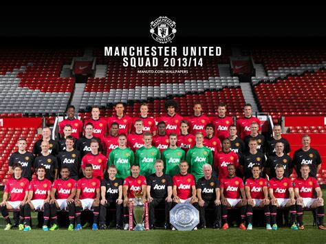 Manchester united 2013/2014 squad wallpaper download | Manchester ...