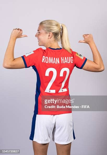 Sophie Roman Haug of Norway poses during the official FIFA Women's ...