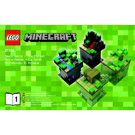 LEGO Minecraft Micro World - The Forest Set 21102 Instructions | Brick ...