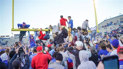 Kansas upsets Oklahoma State to become bowl eligible