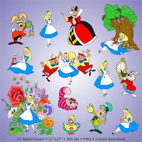 Buy 2 Get 1 Free Digital Clipart Alice In