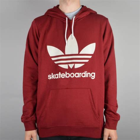 Adidas Skateboarding ADV Pullover Hoodie - Burgundy - Adidas Skateboarding from Native Skate ...