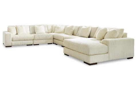 Lindyn Ivory 6-Piece Sectional - Georgia Furniture Mart