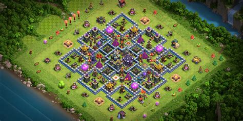 TH15 Base layout with layout copy Link - Base of Clans