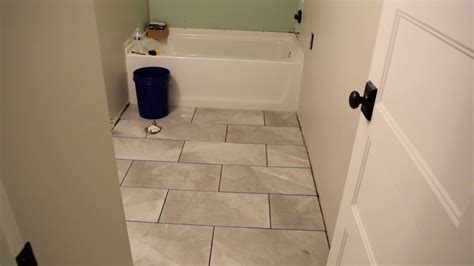 Laying Tile on a Bathroom Floor - YouTube