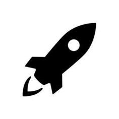 Rocket Silhouette - ClipArt Best