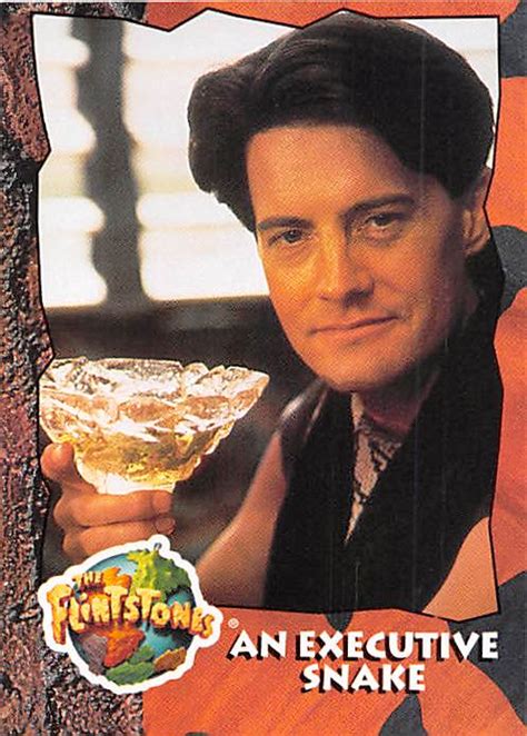 Kyle MacLachlan trading card Flintstones 1993 Topps #7