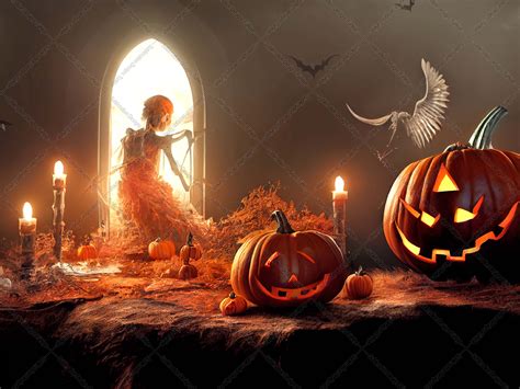 Halloween Background Wallpaper Graphic by sublimation.designs.tr · Creative Fabrica