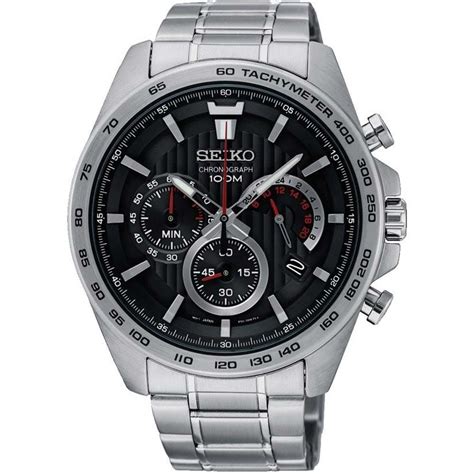 Introducir 93+ imagen seiko men's chronograph watch - Abzlocal.mx