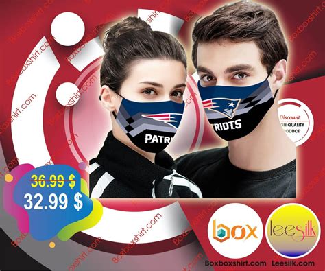 New England Patriots cloth fabric face mask