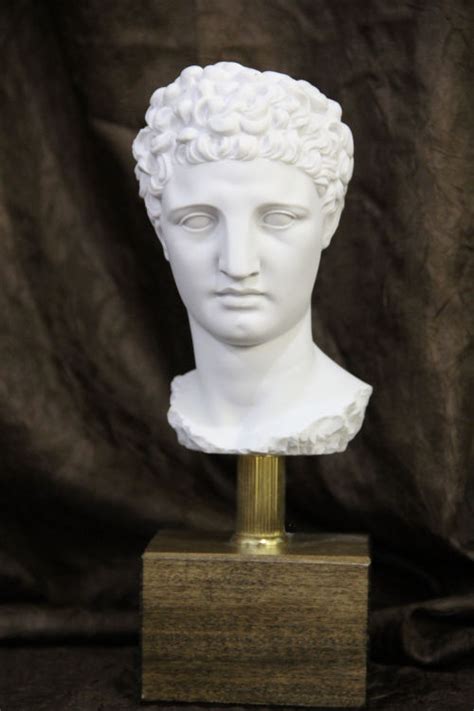 Head of Olympia Hermes 10" on Base Bust Statue